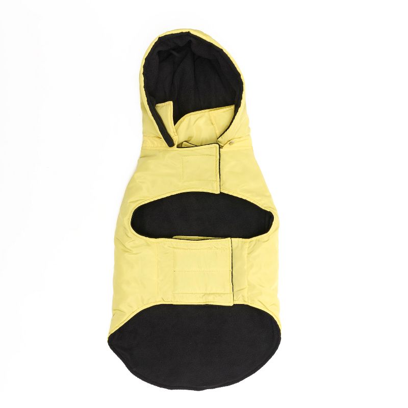 Royal Animals Dog and Cat Coat with Removable Hood - Yellow - S