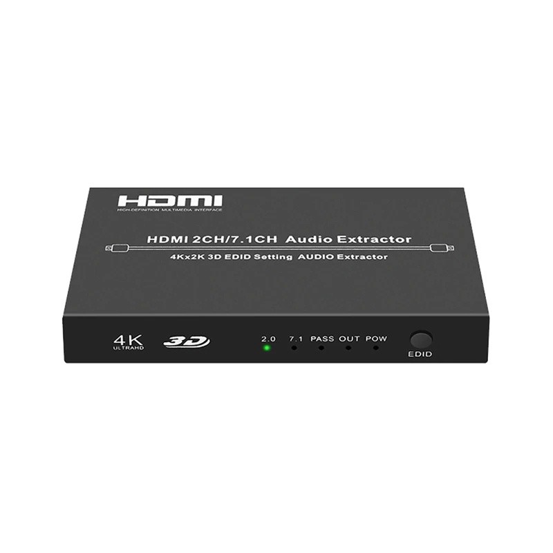 JTD01044K Most Advanced 4 Ports HDMI 1X4 Powered Splitter Support Ultra HD 4K 3840 A 2160 Resolution and 3D