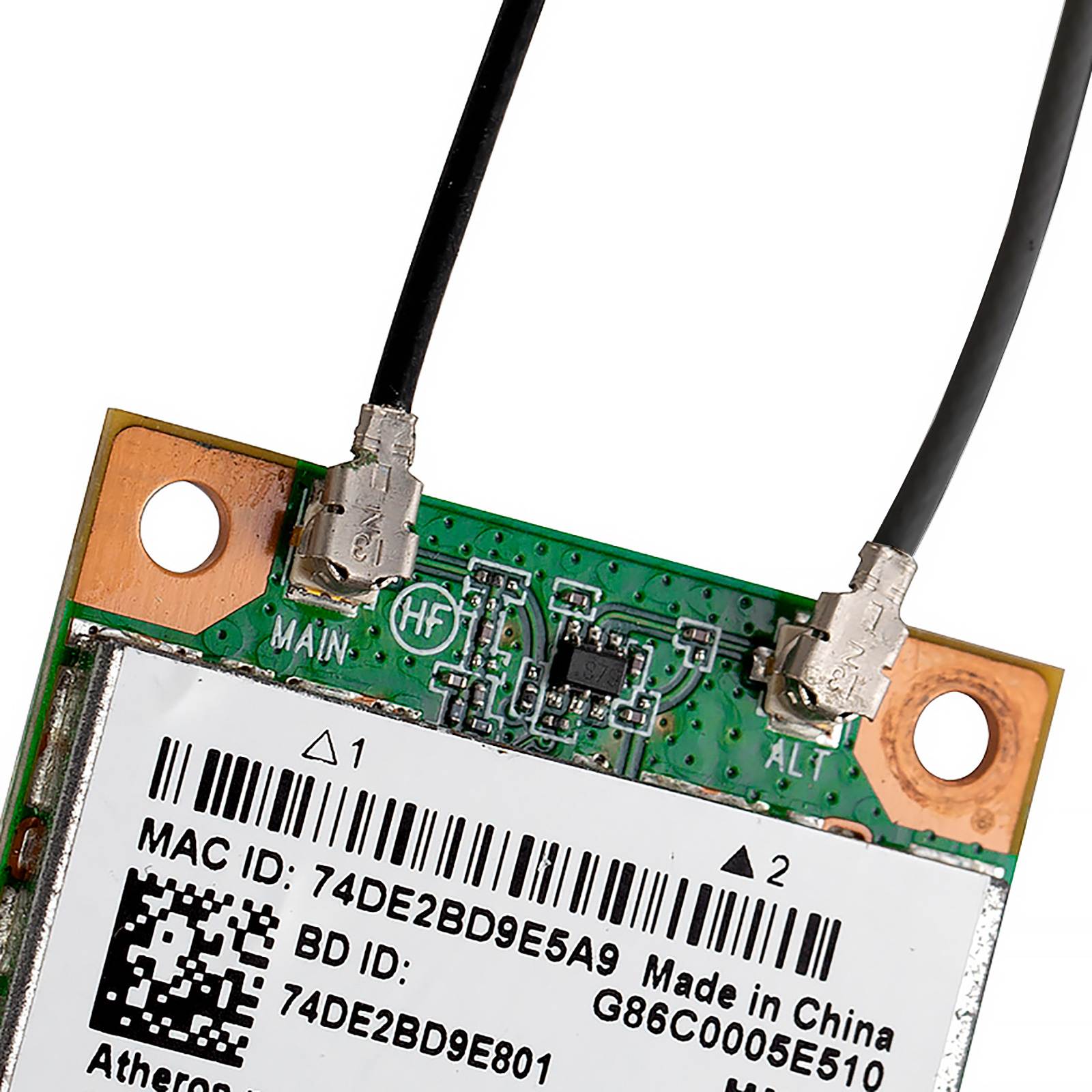 Pair PCI-e Wireless Pigtail Extend Cable 6dBi WiFi Bluetooth Antenna