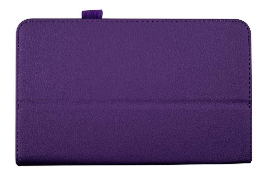 Hellfire Trading Magnetic PU Leather Case Cover for Samsung Galaxy Tab 4 8" T330 - Black