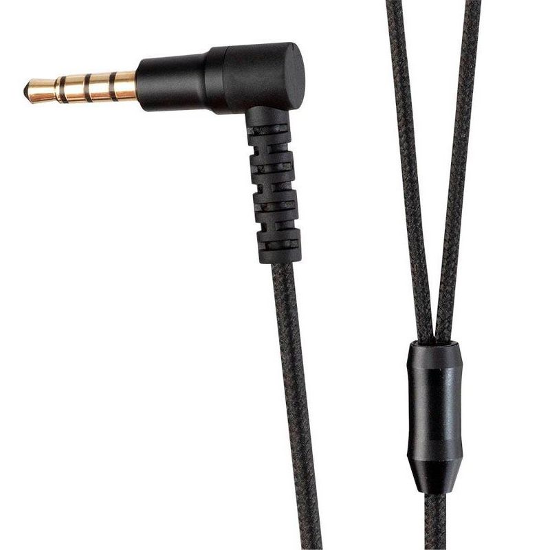 Dark Matter by Monoprice Nova Mobile Gaming Earphones - 10mm, Detachable Boom Mic, Inline Remote/Mic, iOS/Android/Switch Compatible