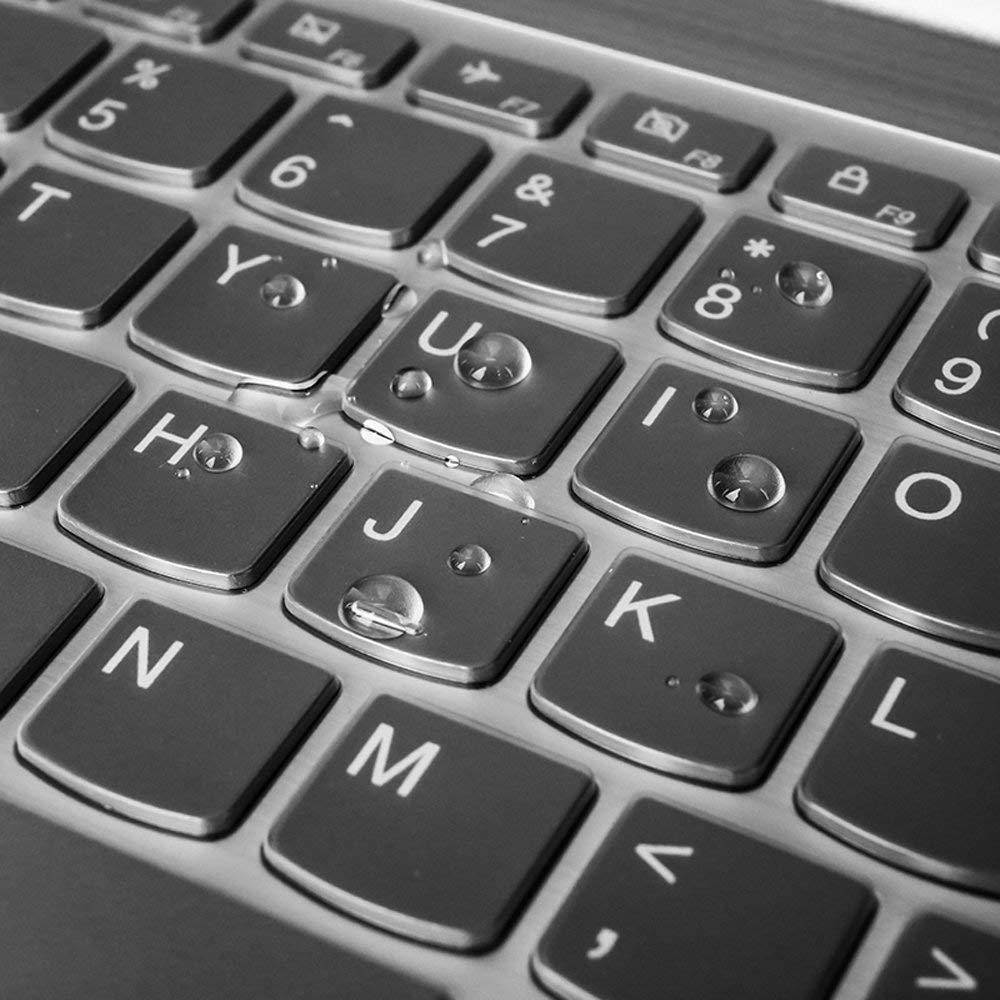 CaseBuy Keyboard Protector Cover Compatible Lenovo IdeaPad 320/330/330s 15.6 inch, IdeaPad 320/330 17.3 inch, IdeaPad 520 15.6 inch Laptop TPU Protective Skin US Layout Clear