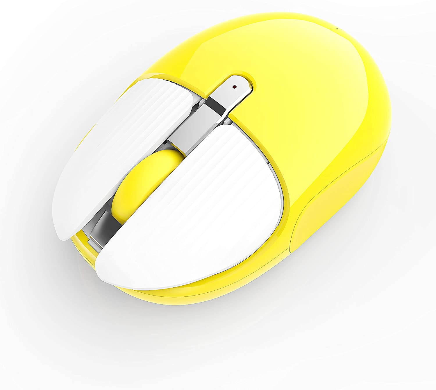 Rechargeable Wireless Mouse Mini Portable Mobile Mouse 1200DPI Silent 3 Buttons Optical Mouse with Nano Receiver Home Office Cordless Mice for PC Laptop Computer