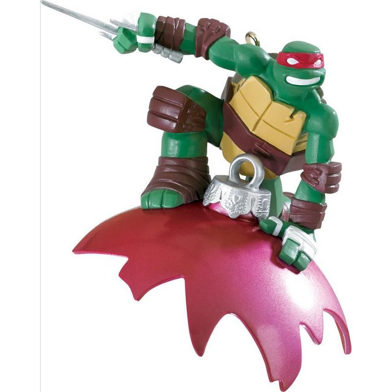 Carlton Cards 3.75" Heirloom Teenage Mutant Ninja Turtles Raphael Christmas Ornament - Red/Green