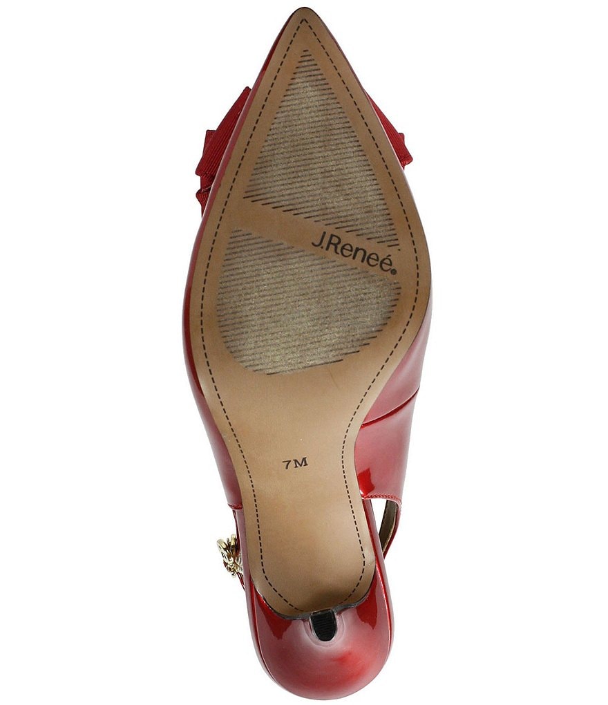 Trotters Kari Pearlized Leather Block-Heel Pumps