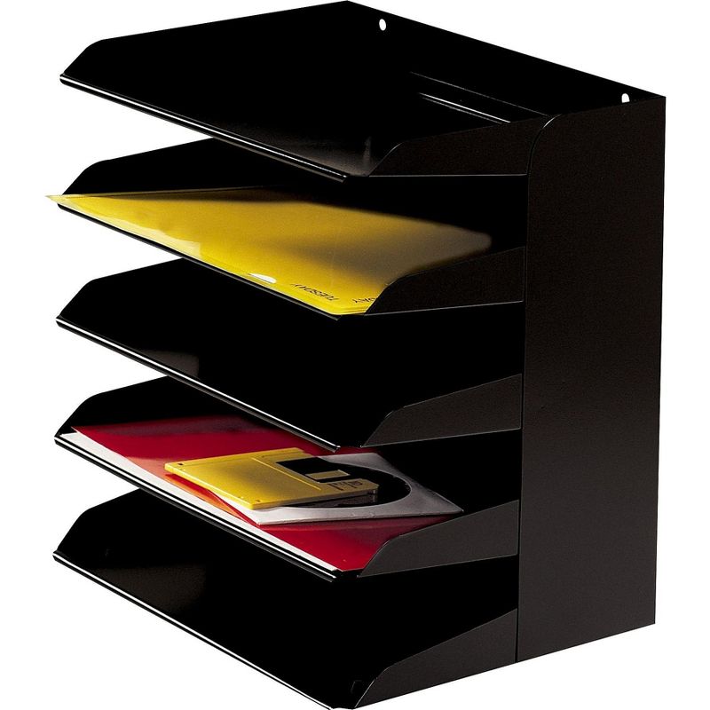 Mmf Industries Slanted Vertical Orgnzr 8 Compartments 11"x10"x10" BK 264S8BLA