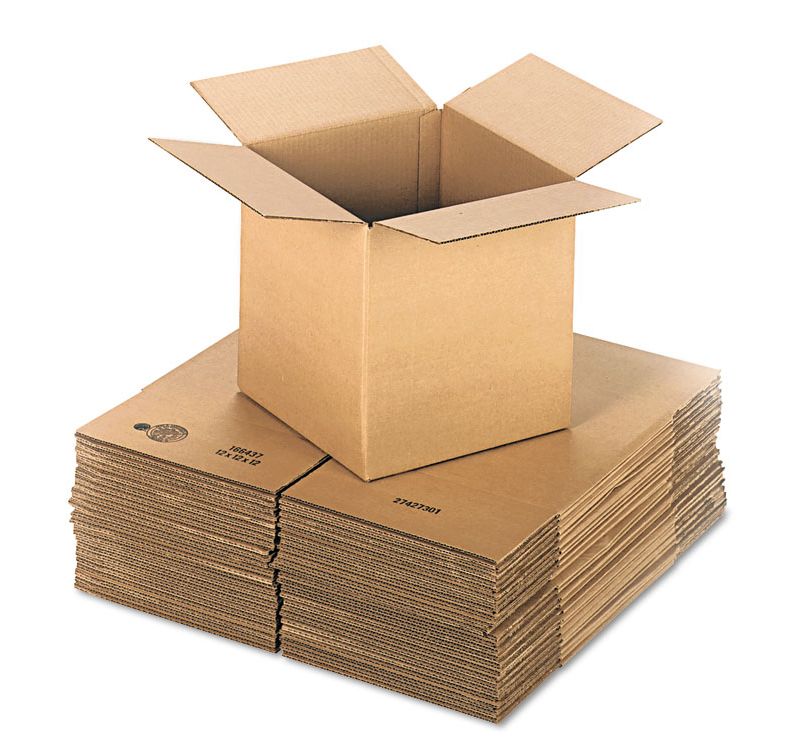 General Supply Brown Corrugated - Cubed Fixed-Depth Shipping Boxes 12l x 12w x 12h 25/Bundle 121212