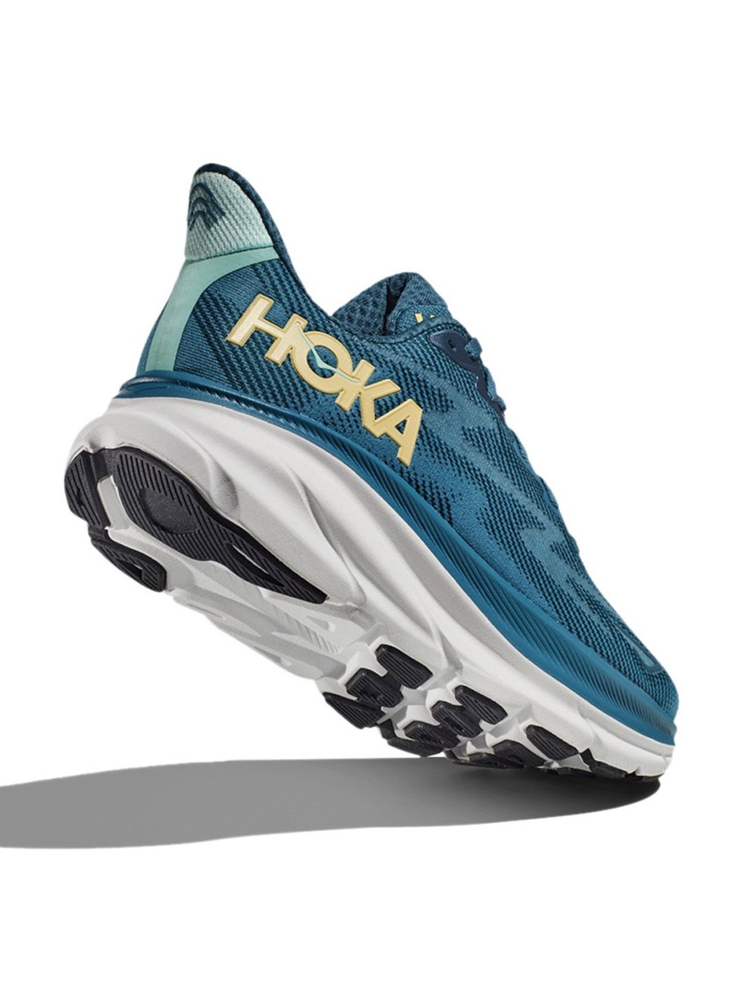 Hoka Men's M CLIFTON 9 Midnight Ocean & Bluesteel Running Shoes