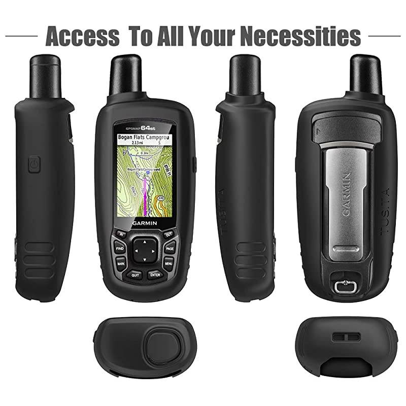 Case for Garmin GPSMAP 62 62s 62st 62sc 62stc 64 64s 64st 64sc 64x 64sx 64csx Silicone Protective Cover Handheld GPS Navigator Accessories Black