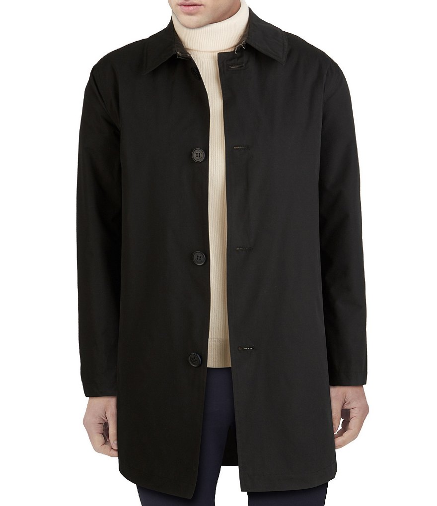 Cole Haan Hooded Down Zip Front Puffer Jacket