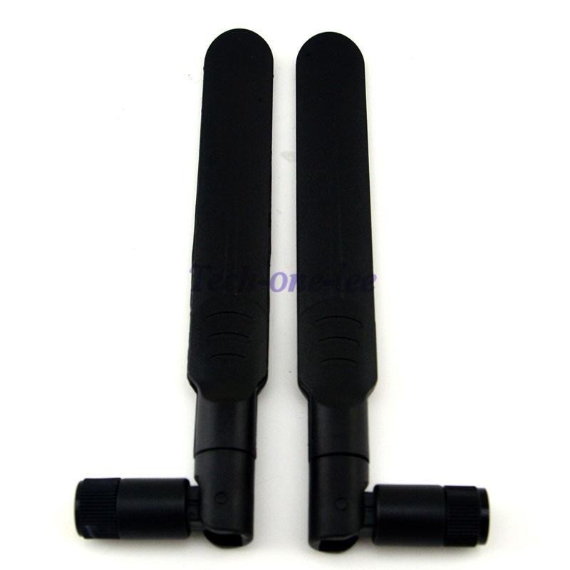5 piece Black Antenna wifi 5.8ghz Omni dual-band 2.4g 5dbi Aerial SMA Male Connector 5.8g Antenna
