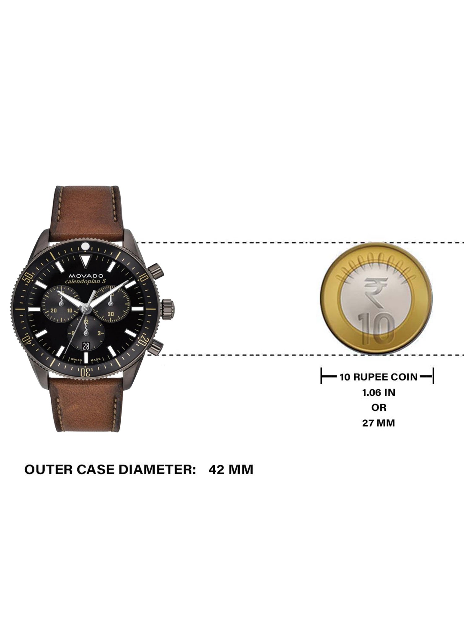 Movado MGI-3650123 Heritage Analog Watch for Men