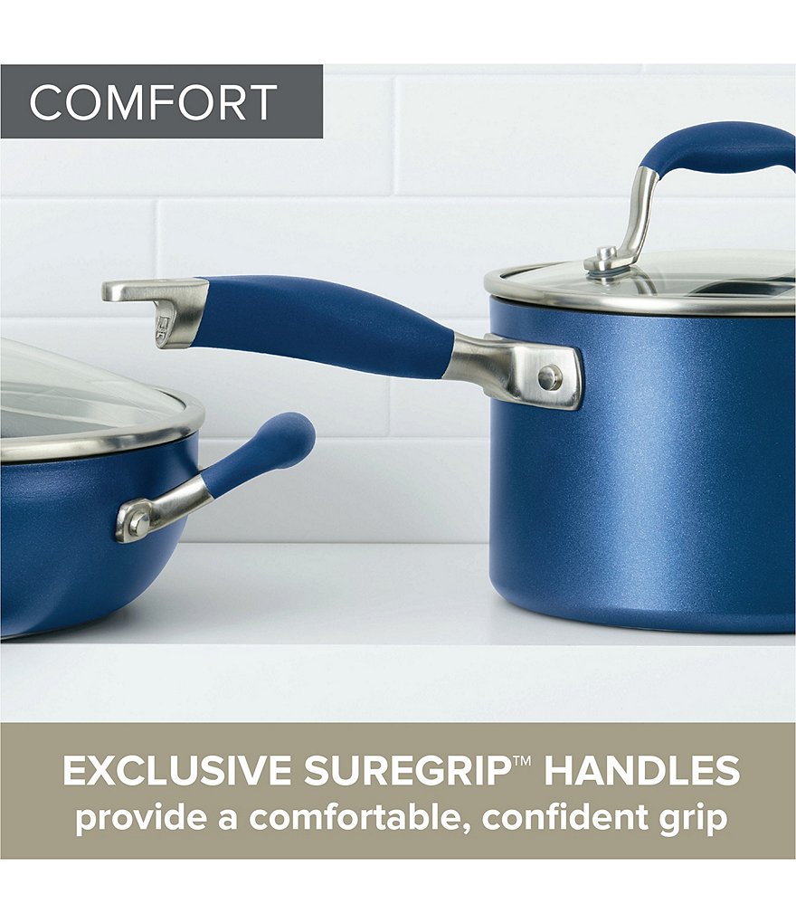 Anolon Advanced Home Hard-Anodized Nonstick Saute Pan with Helper Handle