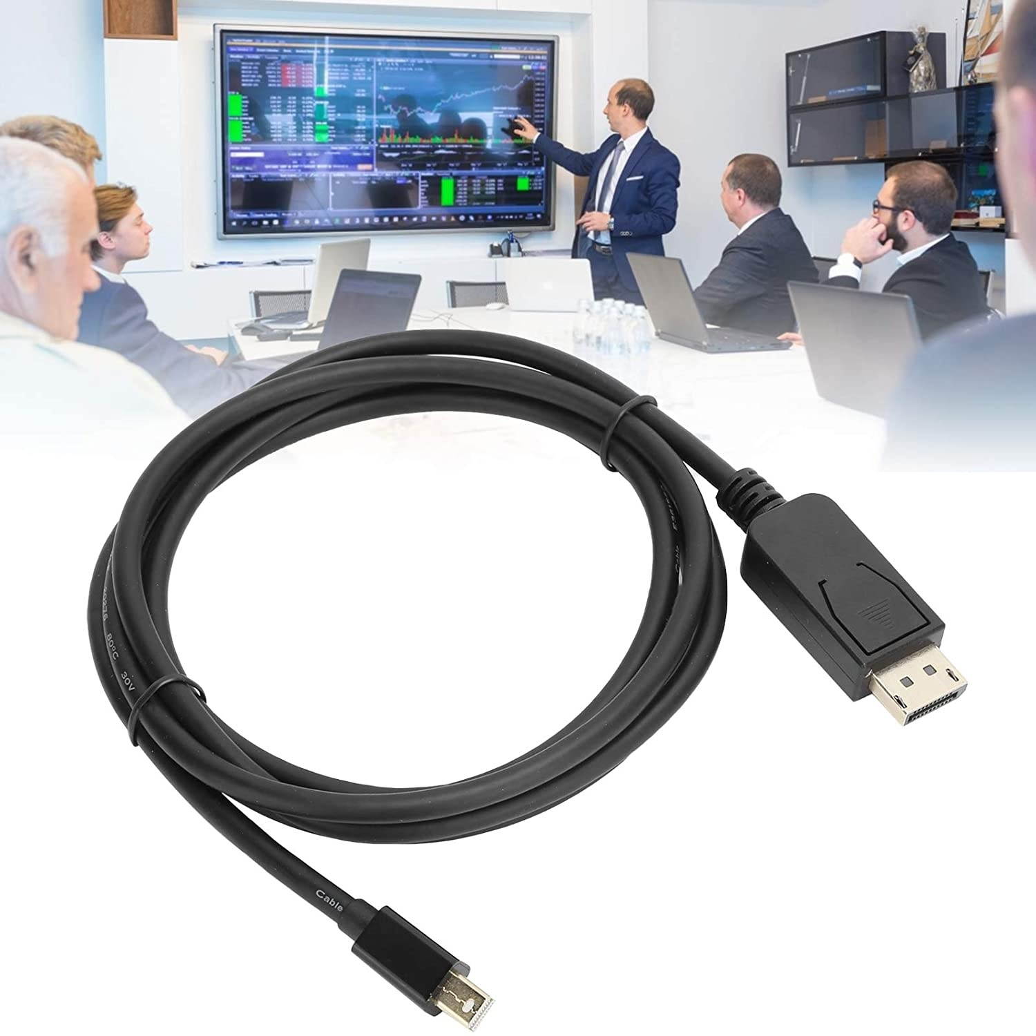 Mini DP to DP Adapter 3 Meters Adapter Cable Adapter Cable for OS X Computer Home(1.5 m)