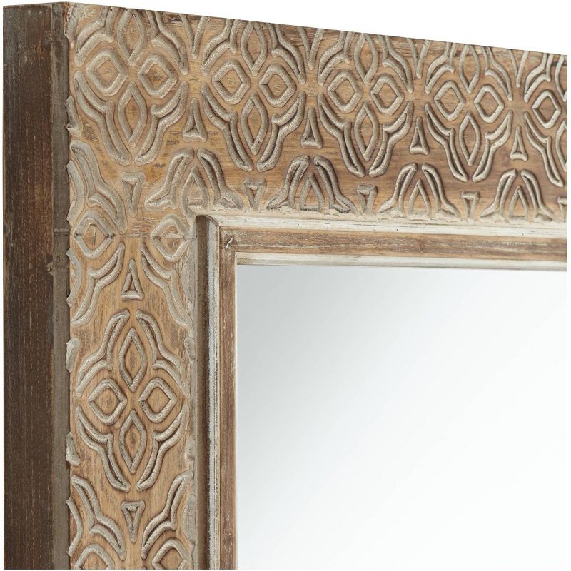 Noble Park Georgina Wood 29 1/2" x 34 1/2" Rectangular Wall Mirror