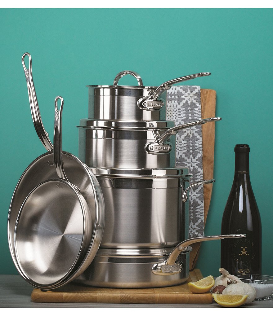 Hestan ProBond Stainless Steel Ultimate Cookware Set, 10-Piece