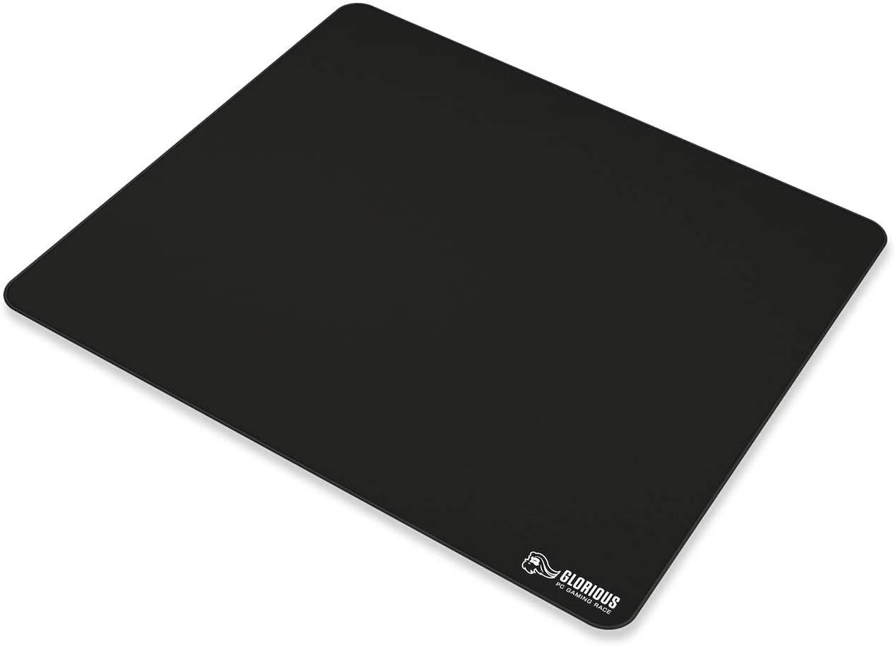 Glorious XL Heavy Gaming Mouse Mat/Pad - 5mm Thick, Stitched Edges, Black Cloth Mousepad | 16x18 (G-HXL)