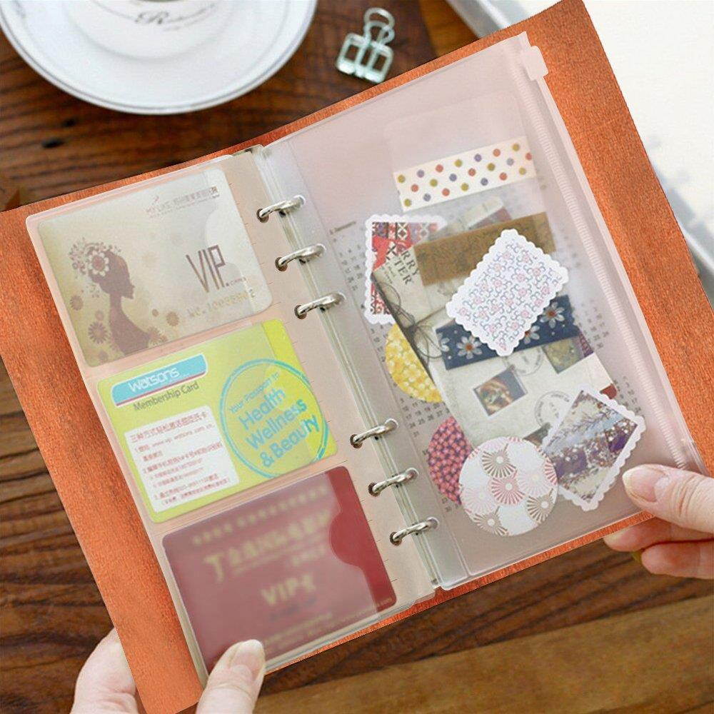 Leather Writing Journal Notebook, MALEDEN Vintage Traveler Notebook Sketchbook Classic Refillable Diary Planner for Girls and Boys with Blank Paper and Zipper Pocket (A6, Paris)