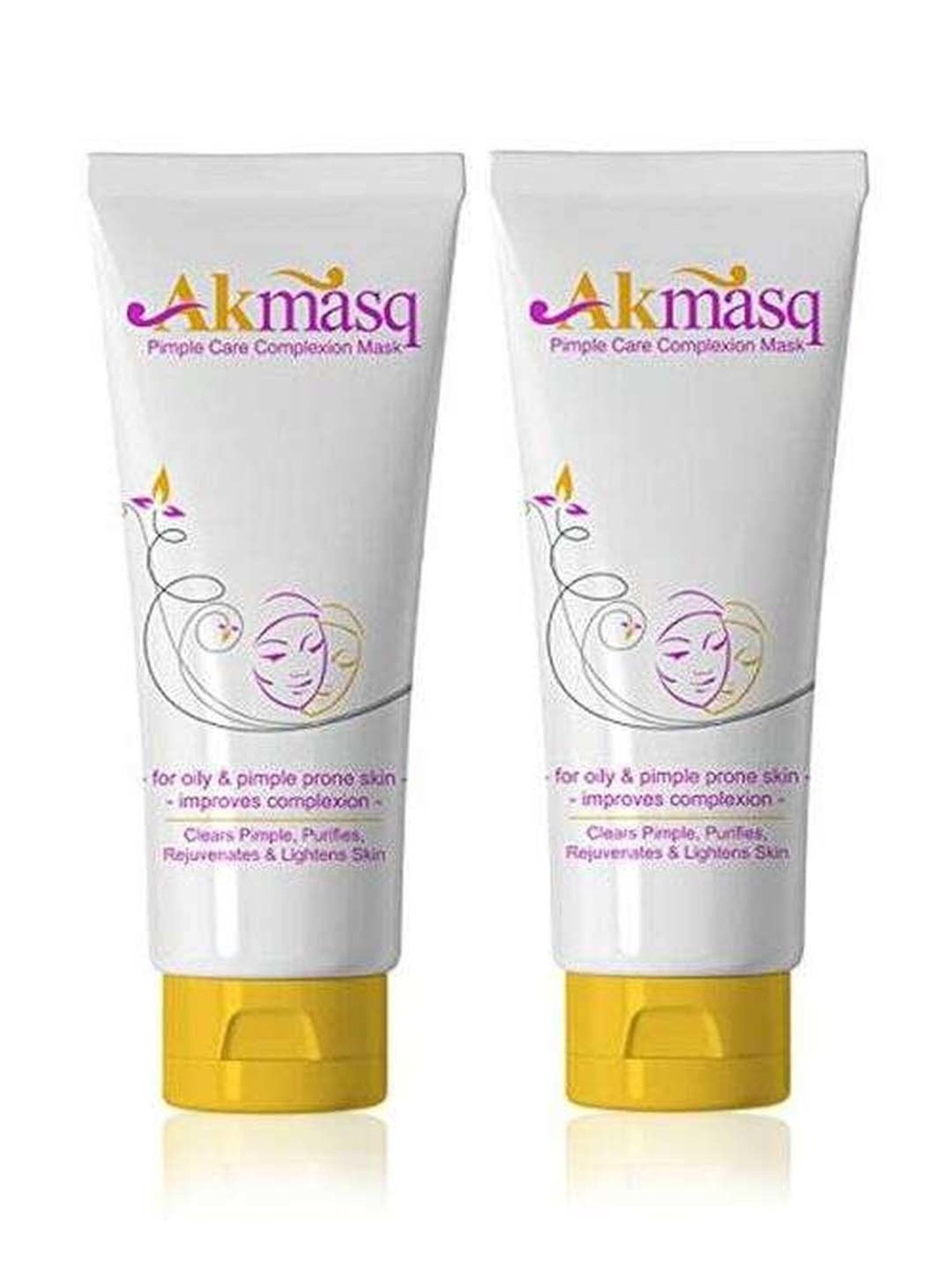 Akmasq Pimple Care Complexion Mask - Pack of 2 (70 gm Each)