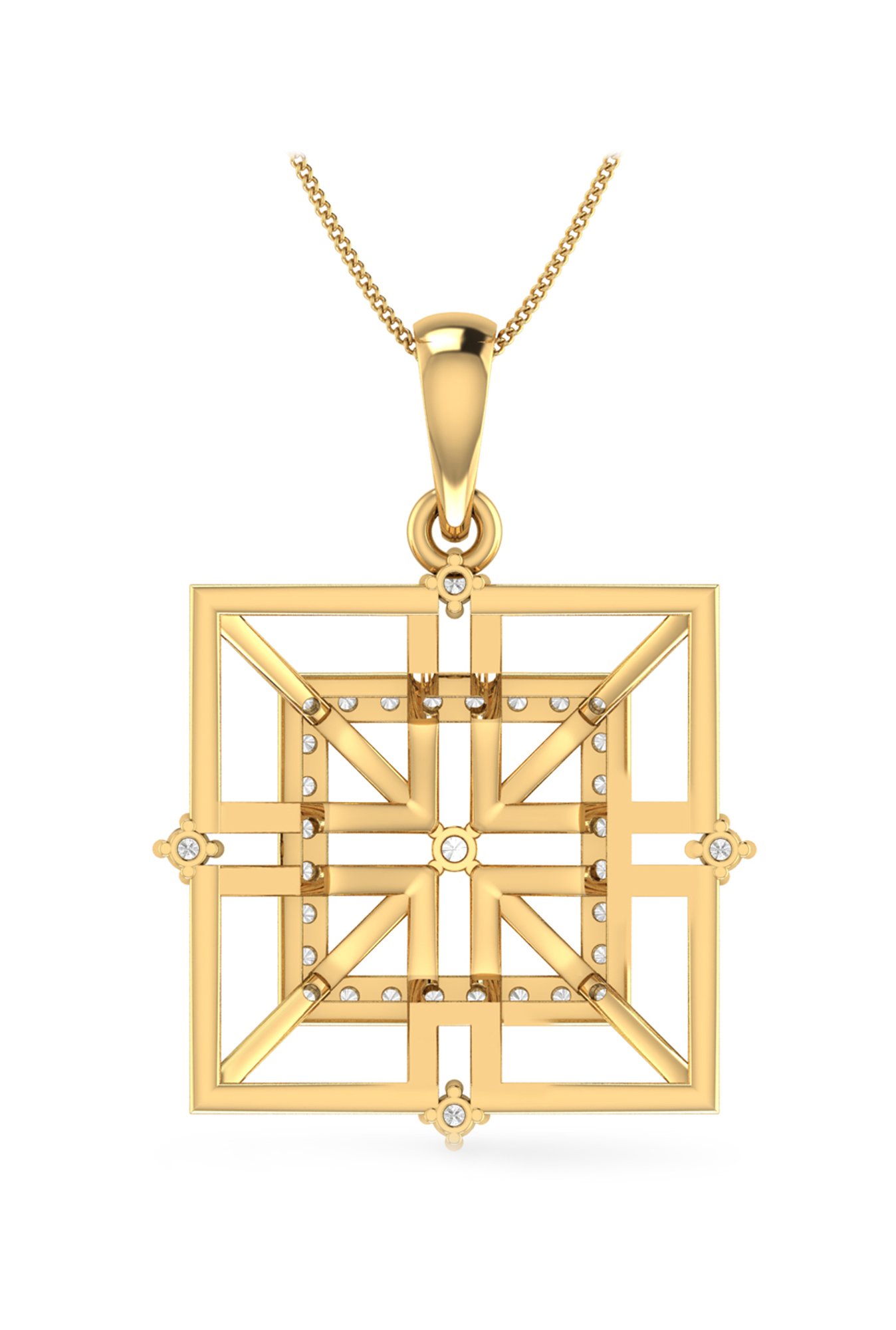 PC Jeweller Nabh 22 kt Gold Pendant without Chain