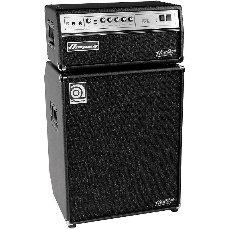 Ampeg Heritage SVT-CL 300W Tube Bass Amp Head&nbsp;with 4x10 500W Bass Speaker Cab