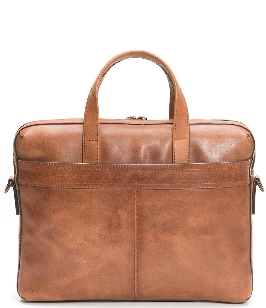 Frye Holden Leather Slim Brief Case