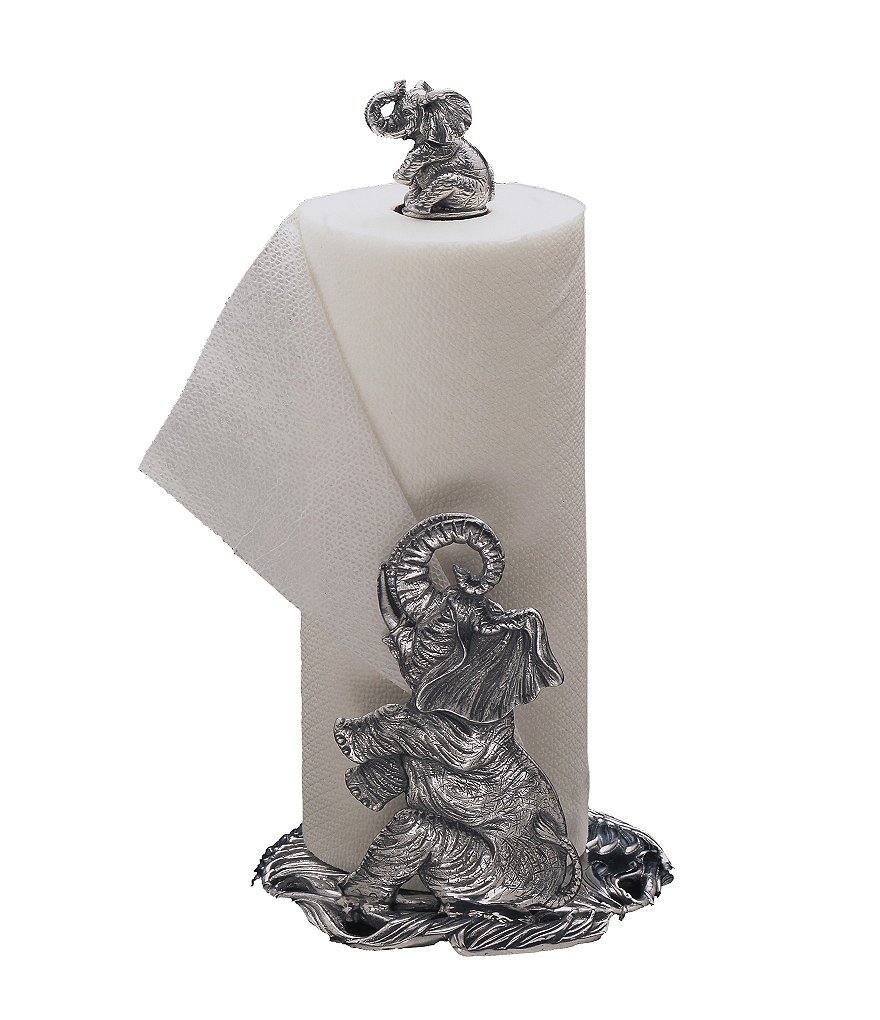 Arthur Court Elephant Paper Towel Holder