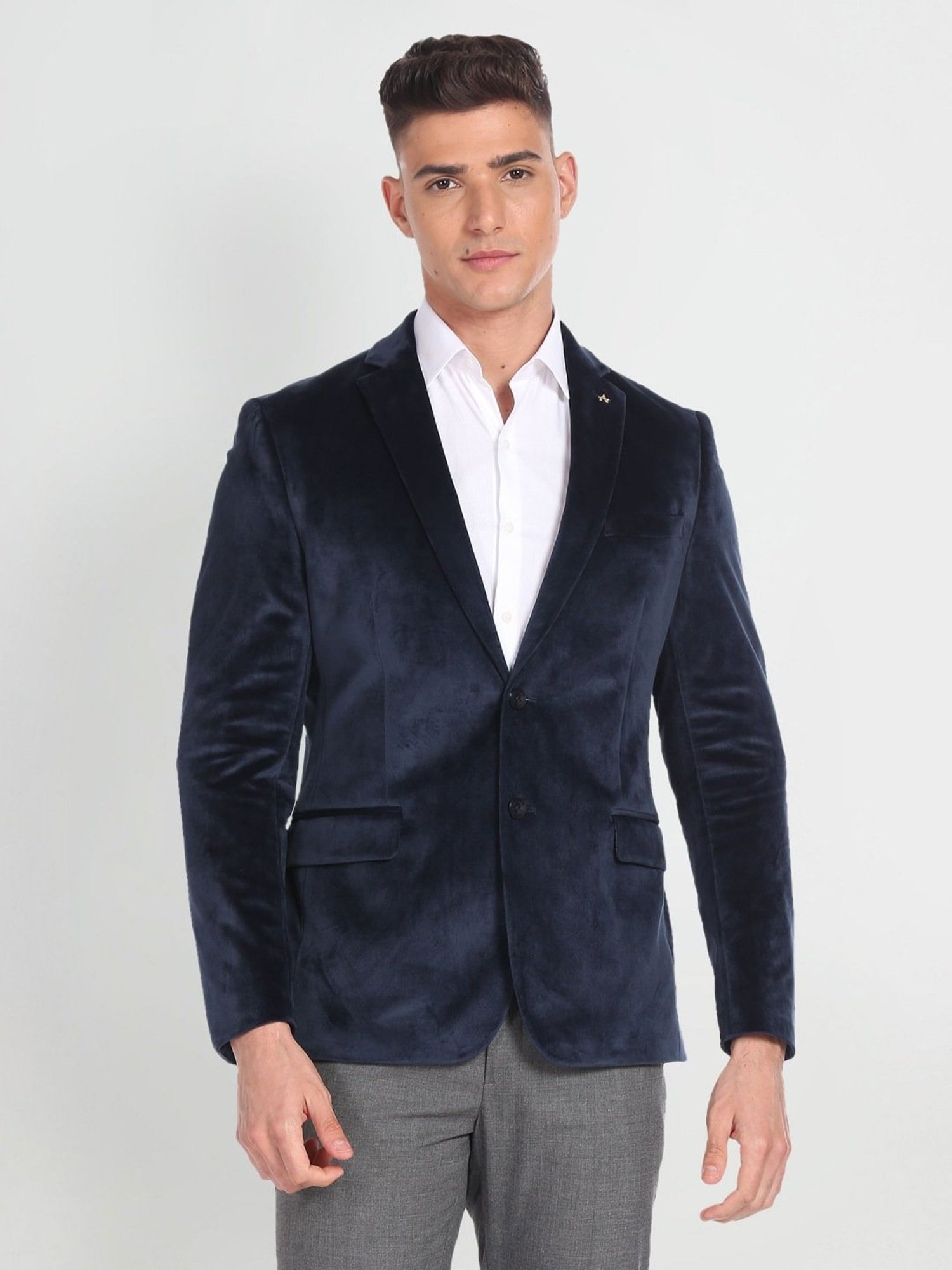 Arrow Blue Regular Fit Blazer