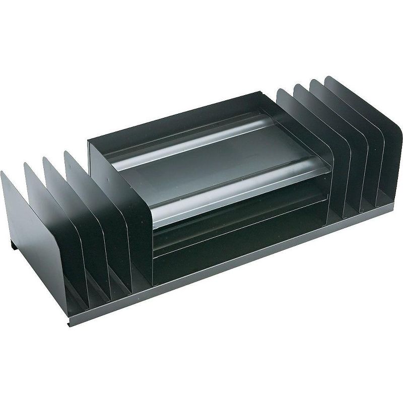 SteelMaster Jumbo Organizer for Large Forms 11 Sections Steel 30 x 11 x 8 1/8 Black 26420VCVBLA