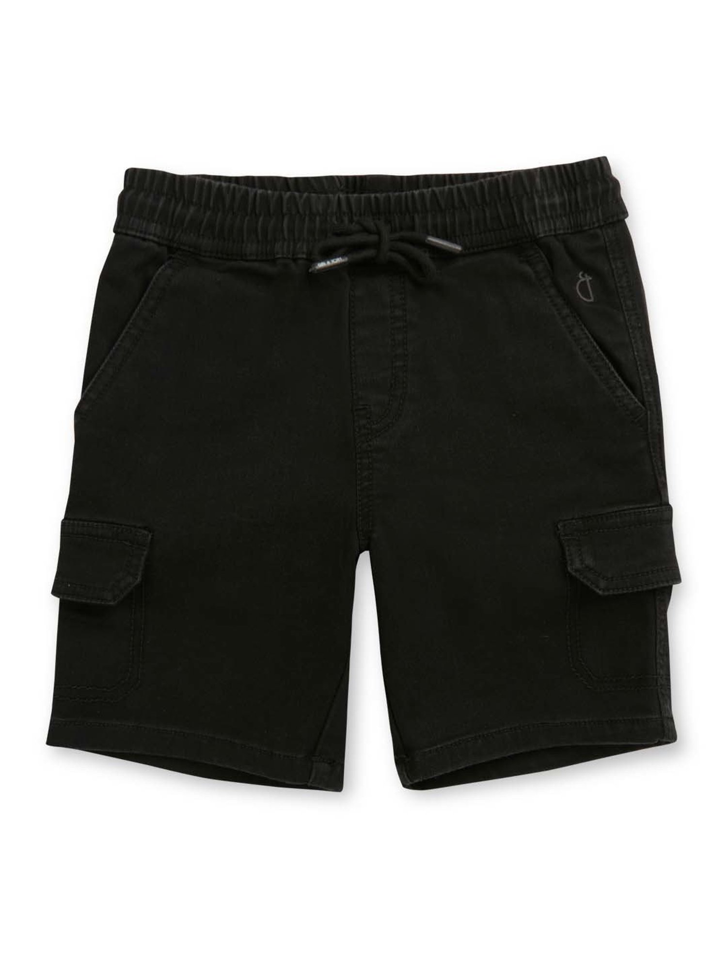 Gini & Jony Kids Black Cotton Regular Fit Bermuda