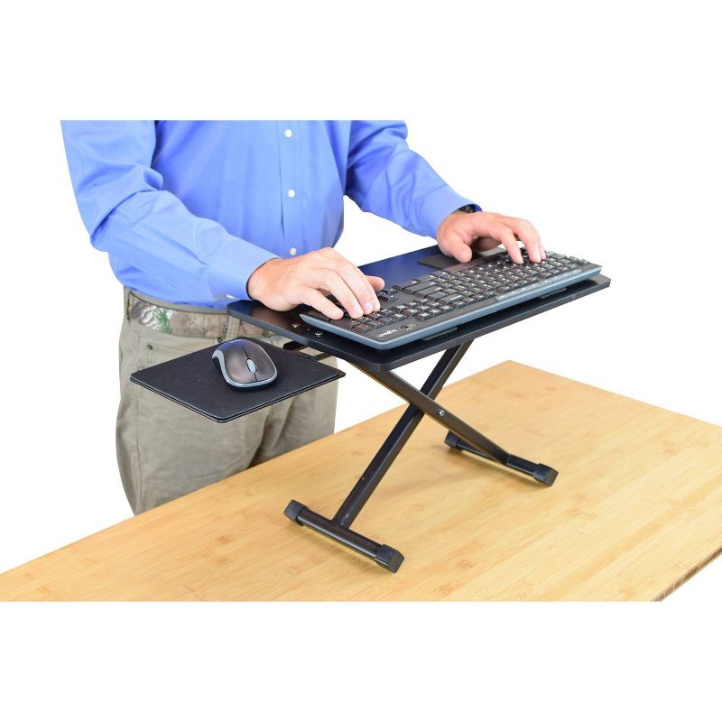 Adjustable Height Computer Keyboard Stand Black - Uncaged Ergonomics