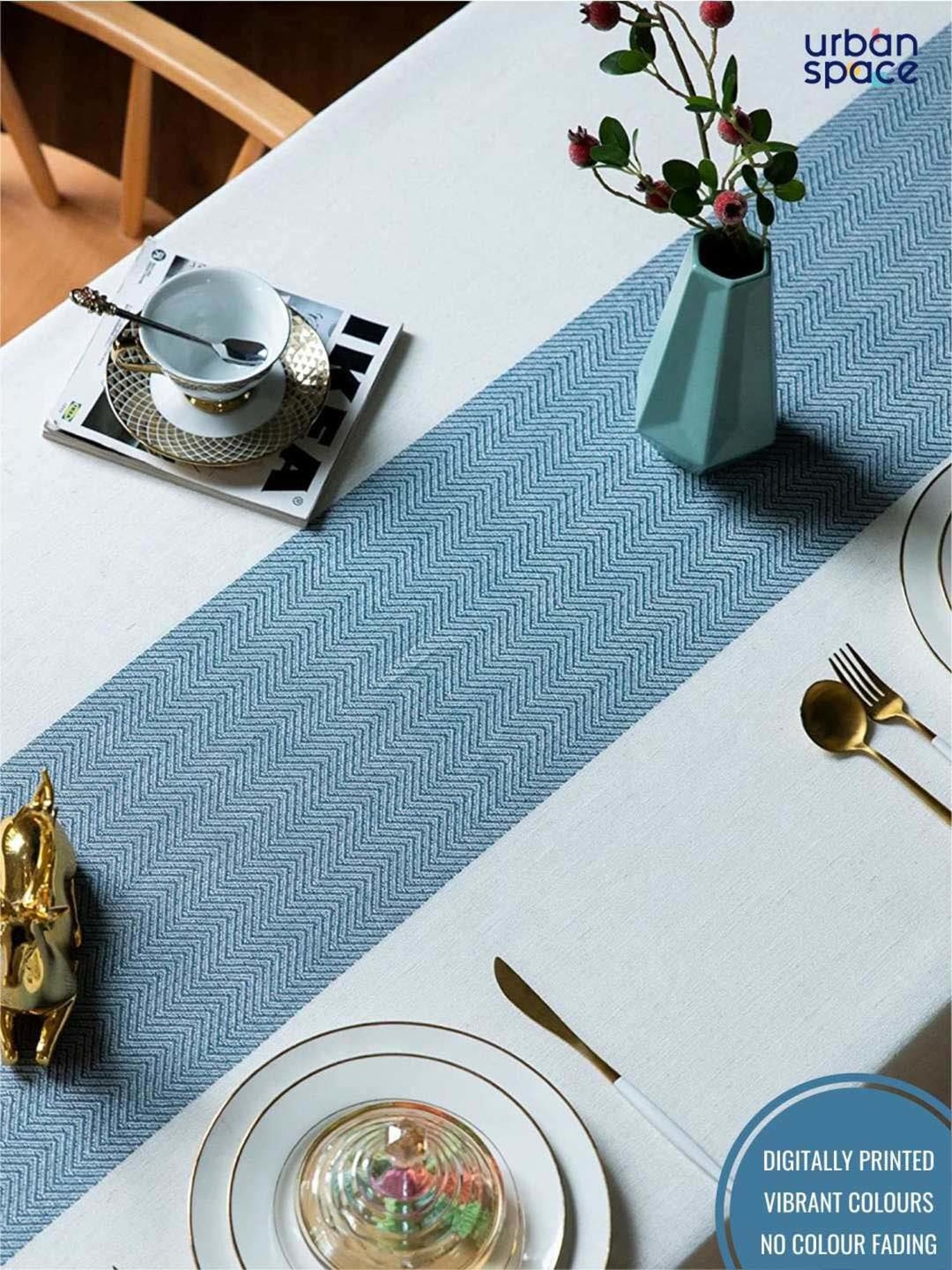 Romee Beige Cotton Checks Table Linen Sets