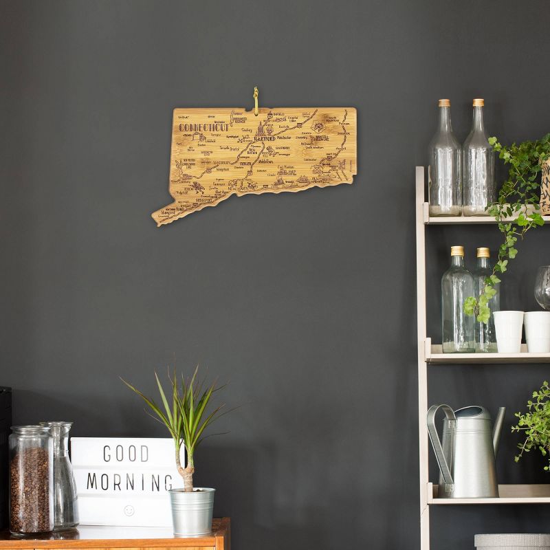 Totally Bamboo Destination Connecticut Serving and Cutting Board