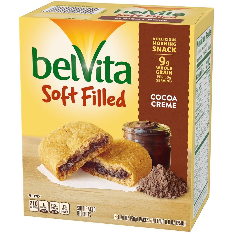 belVita Soft Baked Filled Chocolate Breakfast Bars - 5ct