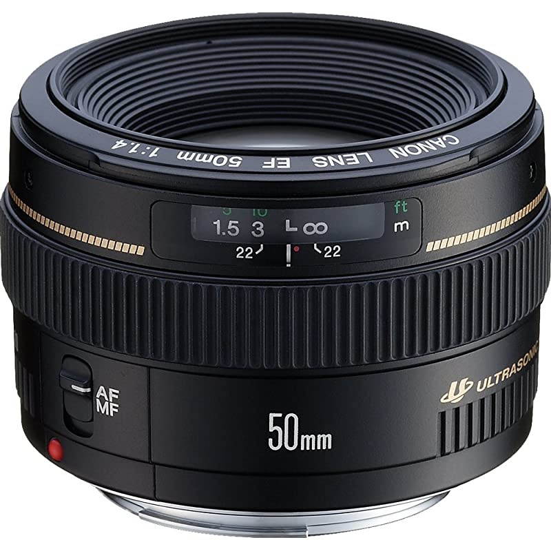 EF 50mm f/1.4 USM Standard & Medium Telephoto Lens with UV Protection Lens Filter - 58 mm