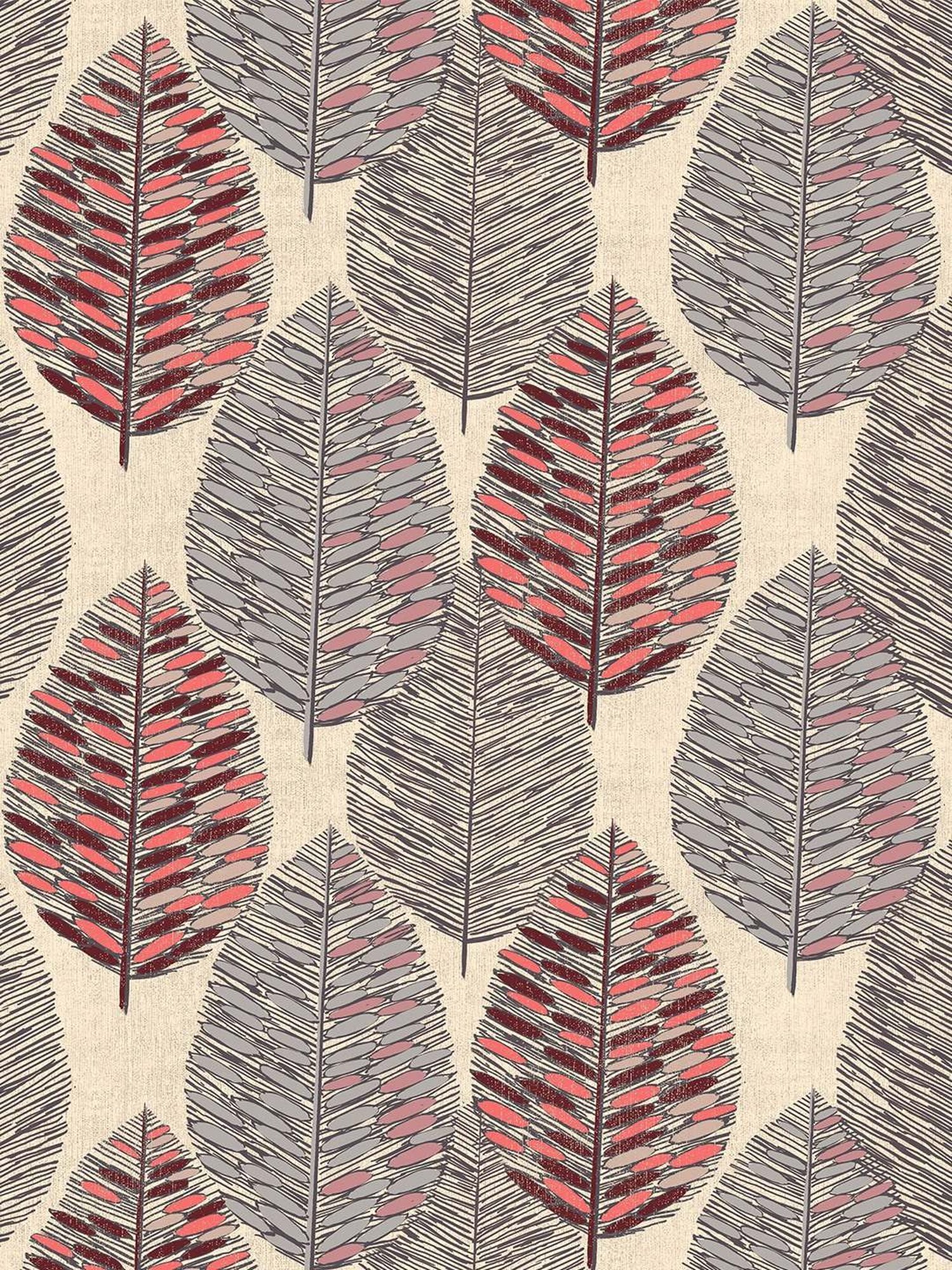 SPACES DRAPE STORY Elegent Grey & Pink Polyester 8 FT Door Curtain - Set of 2