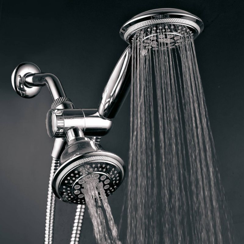 Aqua Dance 3 Way Combo Showerhead Chrome - HoteSpa