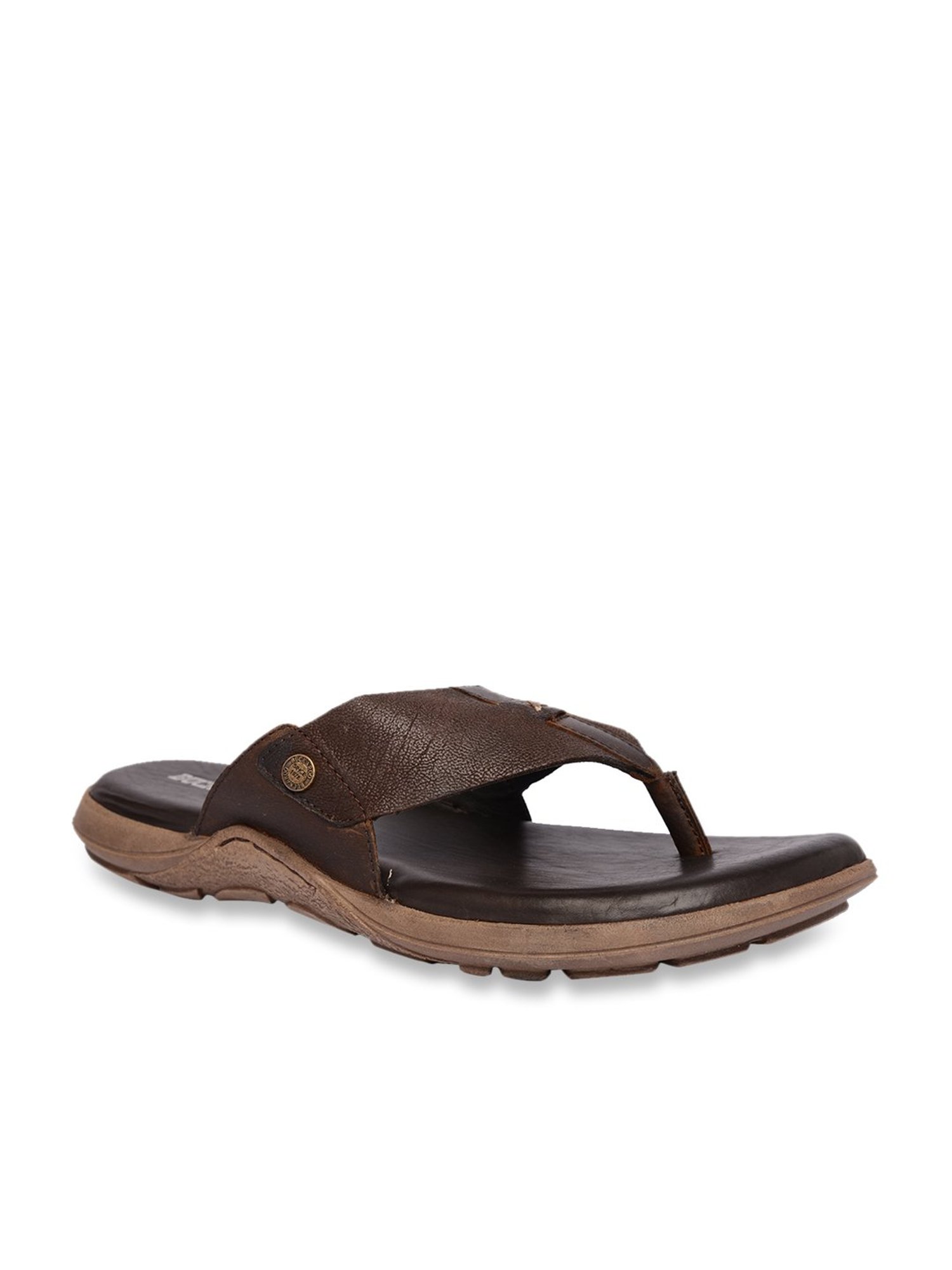 Buckaroo Men's ROOT Brown Thong Sandals