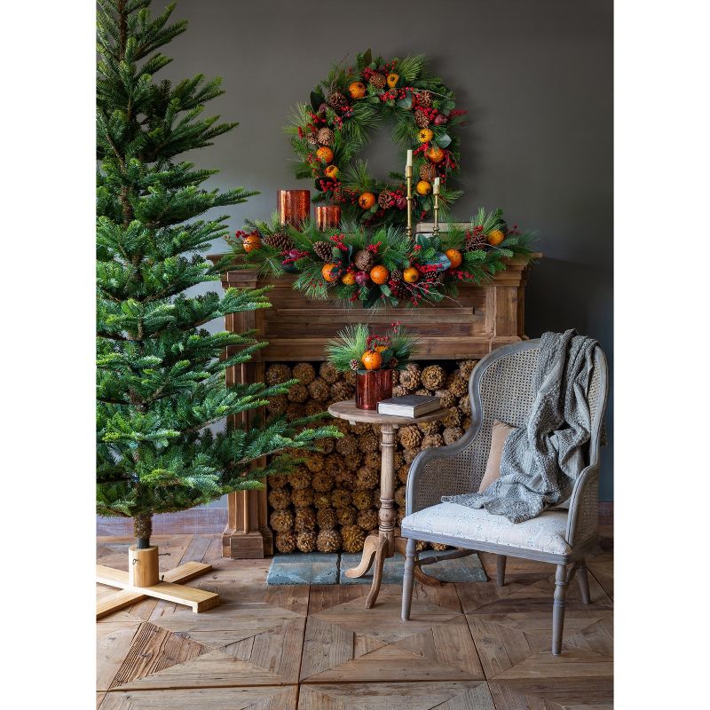 Park Hill Collection Cloved Orange And Pine Mantle Swag