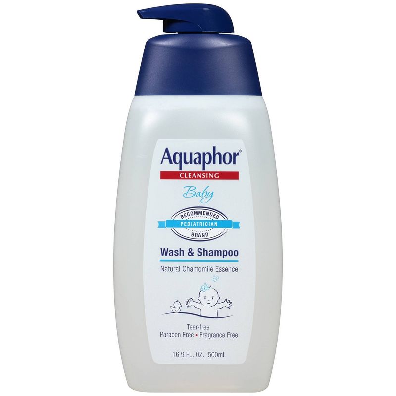 Aquaphor Baby Wash and Shampoo Tear-free & Mild for Sensitive Skin - 16.9 fl oz