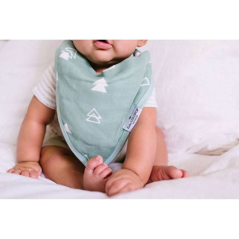 Loulou Lollipop Muslin Bandana Bib Set - Forest Friends