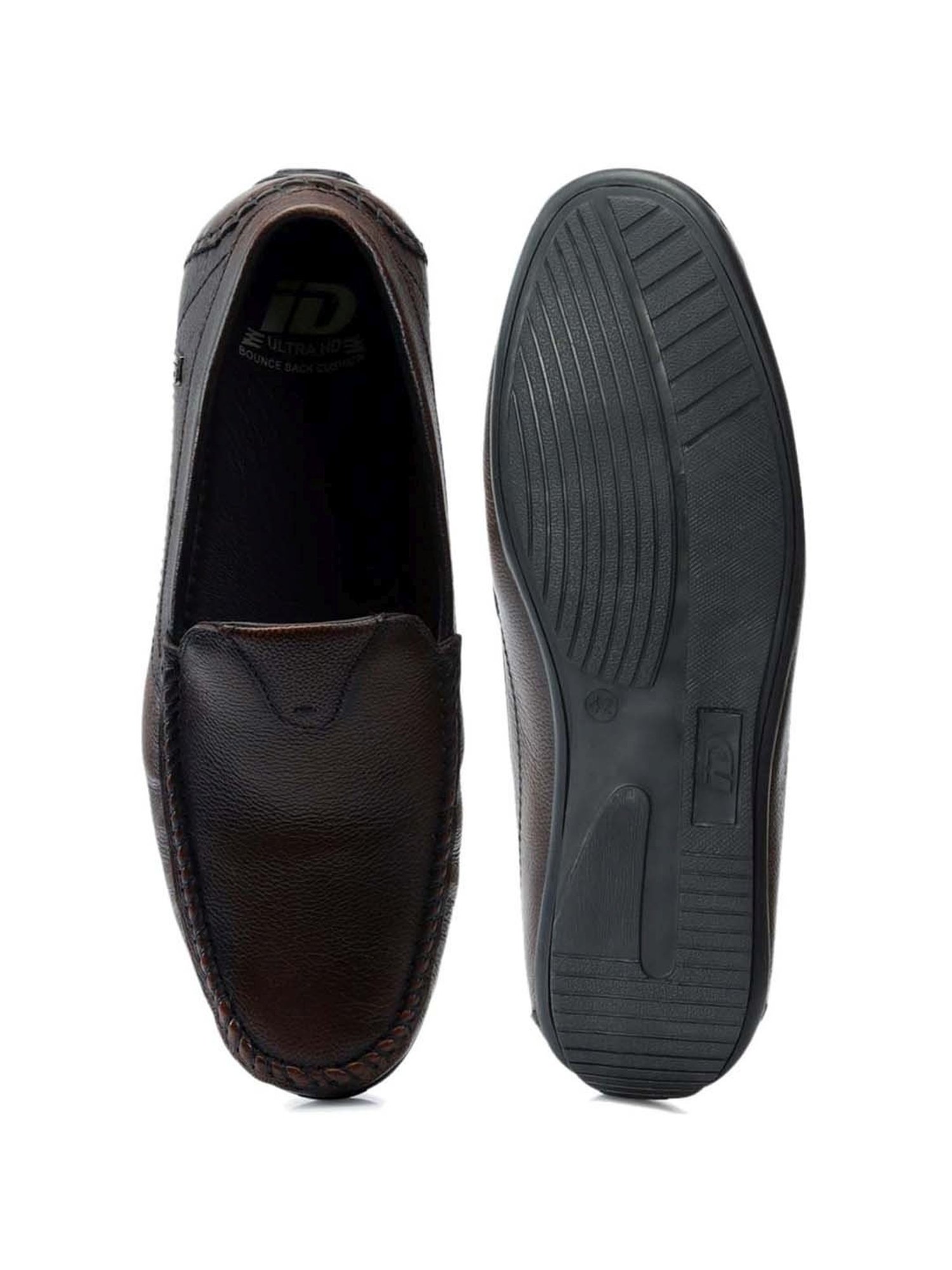 ID Men's Brown Casual Loafers
