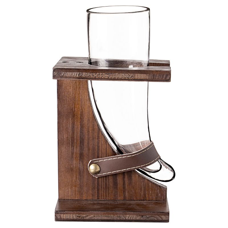 Blue Rose Polish Pottery Green Confetti Water Glass Set