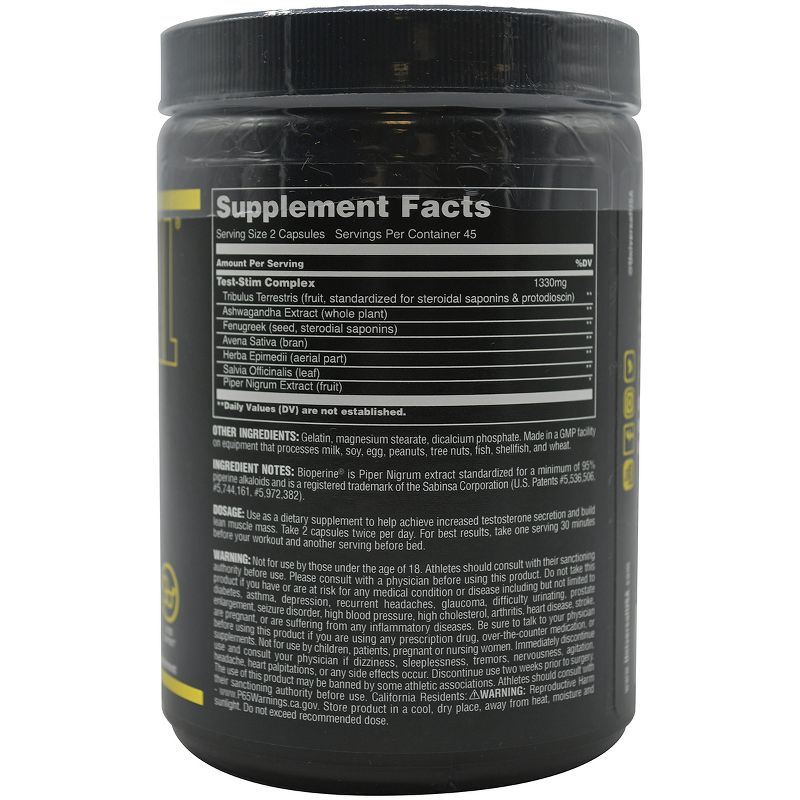 Universal Nutrition N1-T Dietary Supplement - 90 Capsules