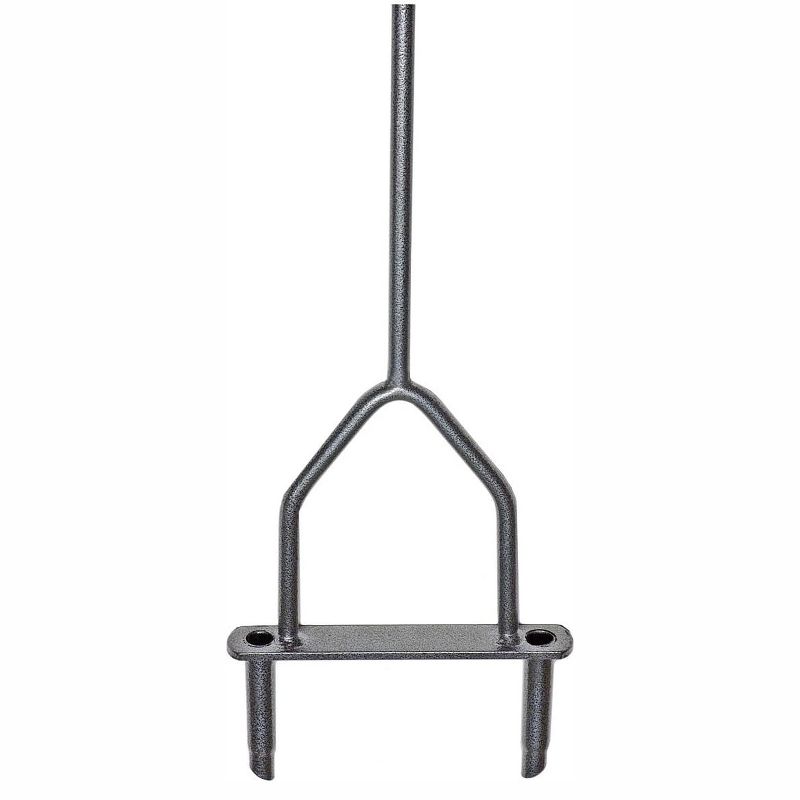 Yard Butler ID-6C Heavy Duty Steel Outdoor Gardening Lawn Soil Care Core Aerator Tool with Dual 3 Inch Self Ejecting Tines and Cushioned Handles