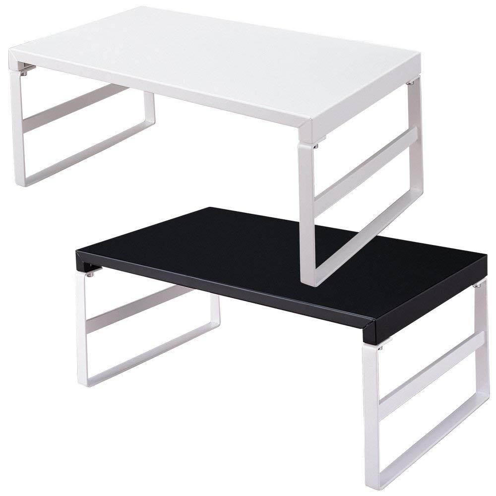 LIHIT LAB Desktop Stand (Monitor Stand), White, 9.8" x 15.4" x 6.3" (A7331-0)