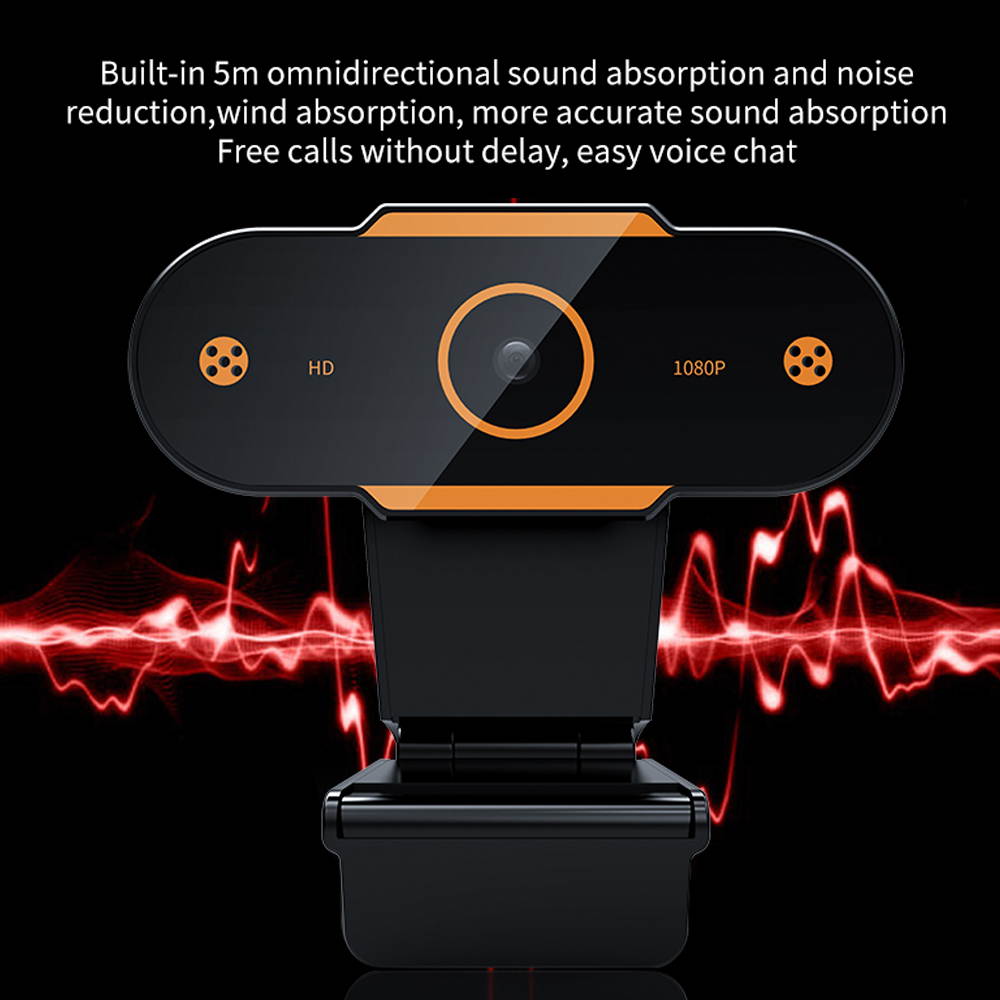 2K HD Stream Webcam with Microphone - HD Streaming & Recording at 30Fps - 500M Pixel Auto-focusing Web Camera Resolution 2592*1944