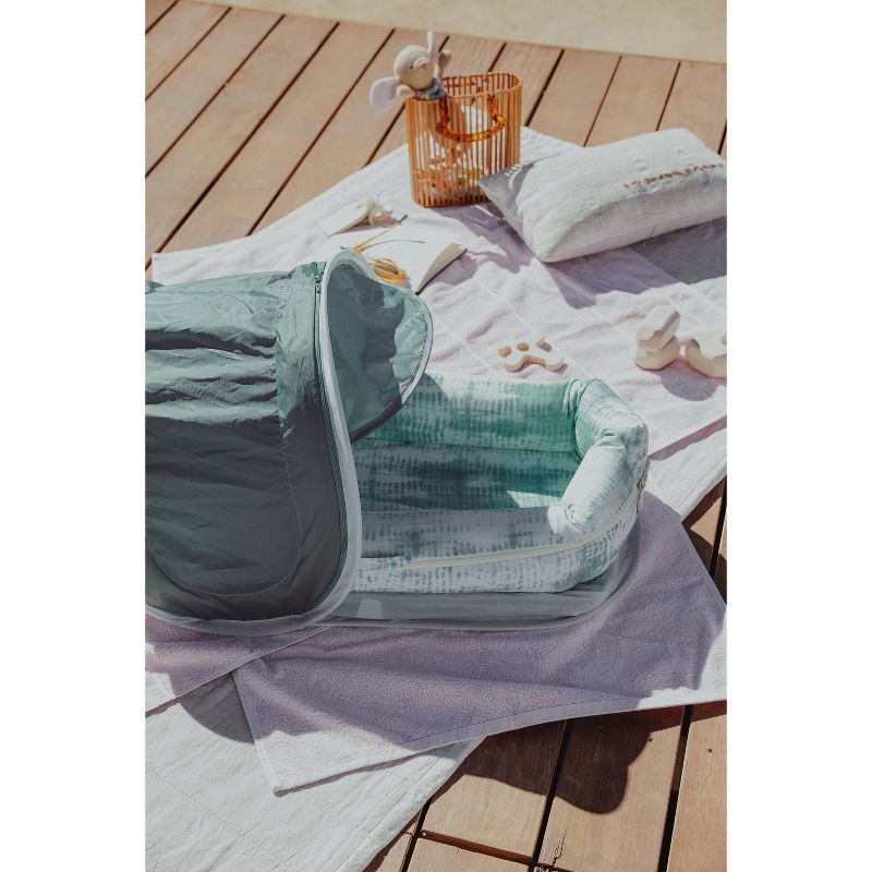 DockATot Deluxe+ Dock - Marine Shibori