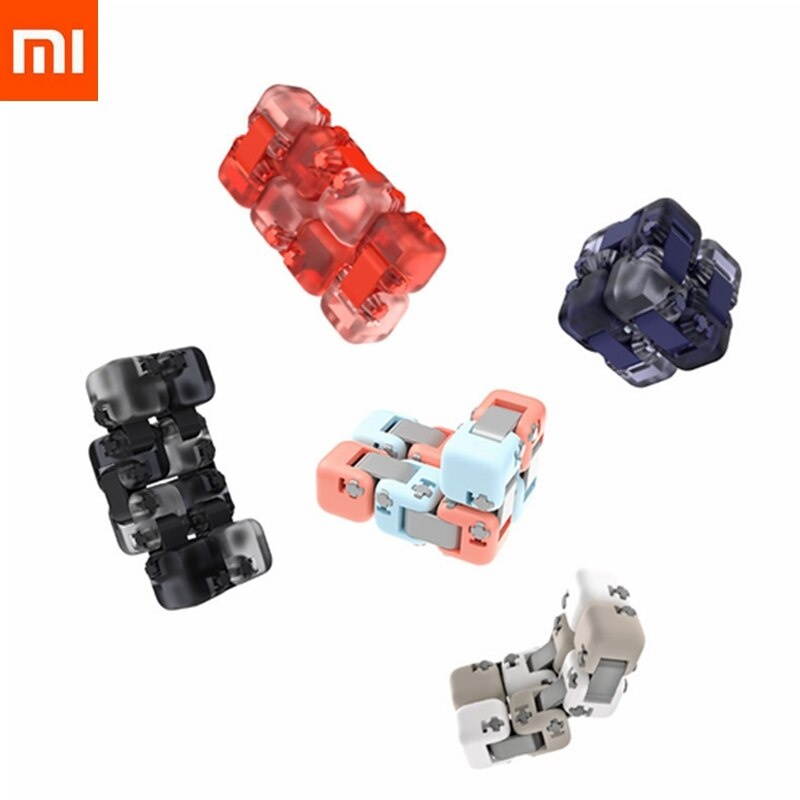 Xiaomi Mijia Mitu Spinner Colorful Building Blocks Finger Fidget Decompression Toy Puzzle Assembling Cube Finger Spinner Toy