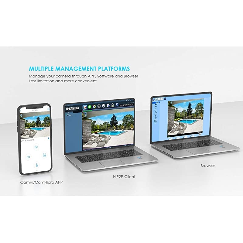 Security Camera Wireless WiFi Home IP Surveillance Camera with IP66 Waterproof 1080P 30m IR Night Vision TwoWay Audio Remote ViewiOS Android PC